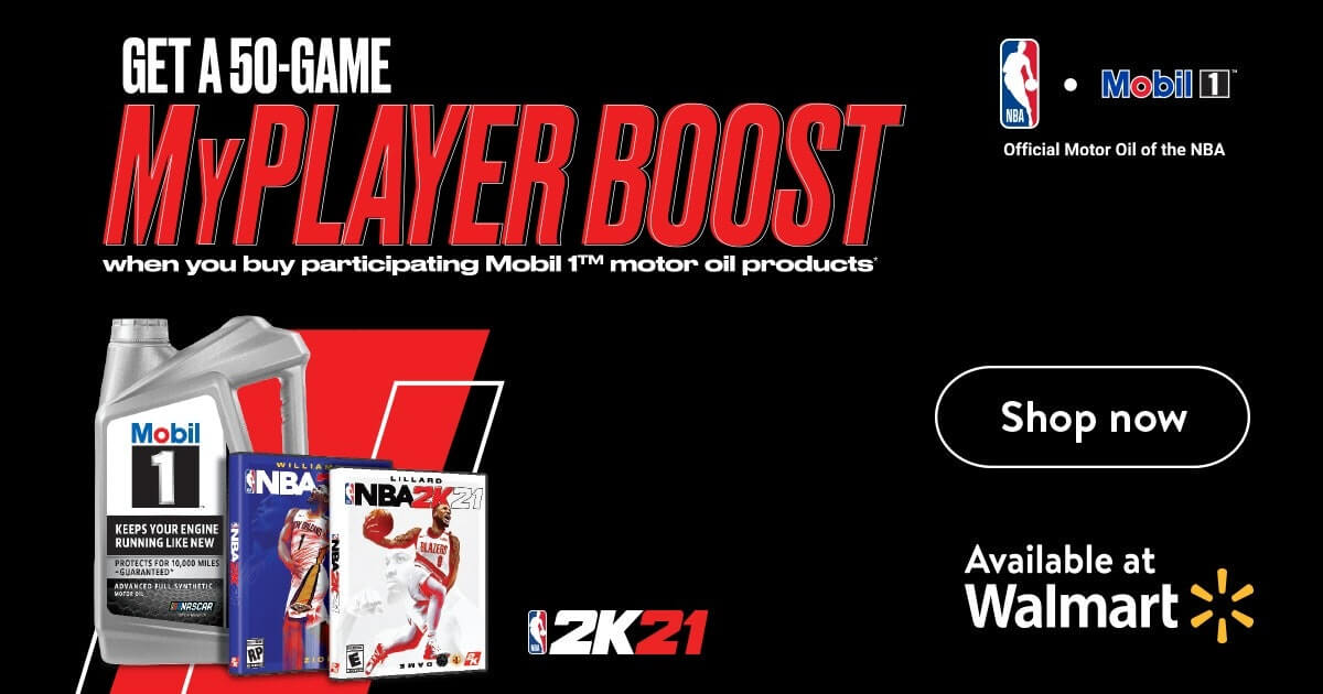 Mobil 1 / NBA 2K21 Partnership Mobil 1 / NBA 2K21 Partnership